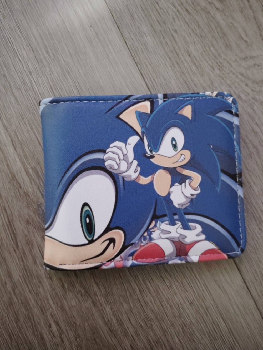 New Sonic the hedgehog anime manga leather wallet